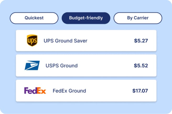 Discounted Multi-Carrier Shipping